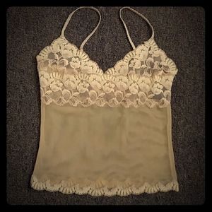 Natori mustard Lace Cami